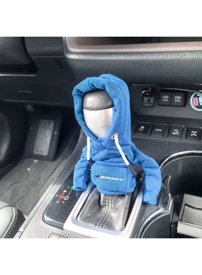 Red Gear Shift Knob Cover For BMW 1 3 5 7 X Series Manual Gear Lever Hoodie - Image 4